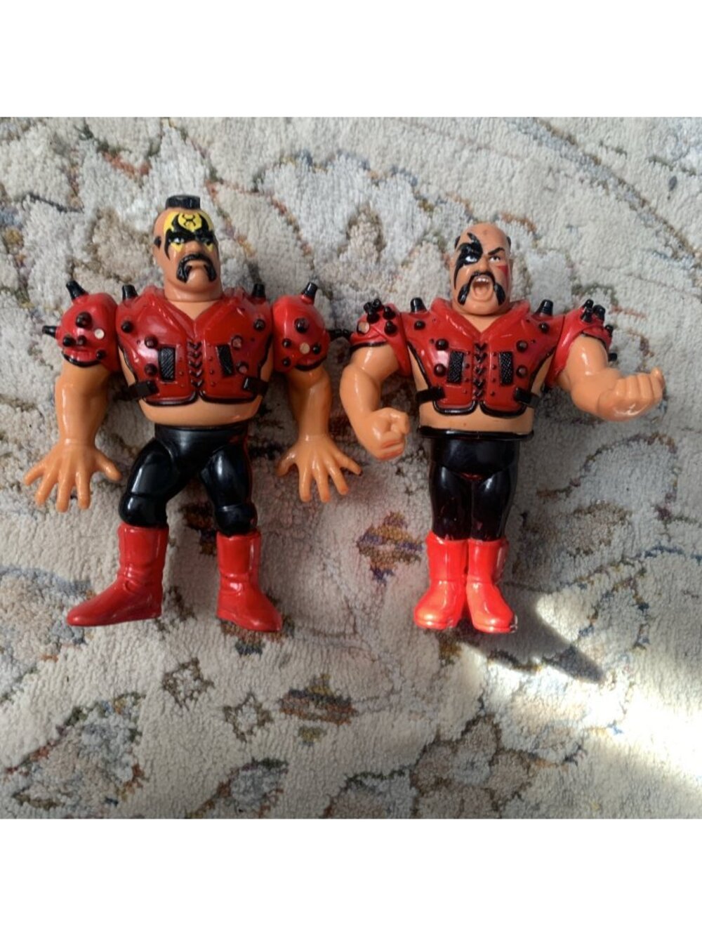 HASBRO TITANSPORTS VTG 1993 WWF WWE SERIES 3 LEGION OF DOOM 4.5" FIGURE SET